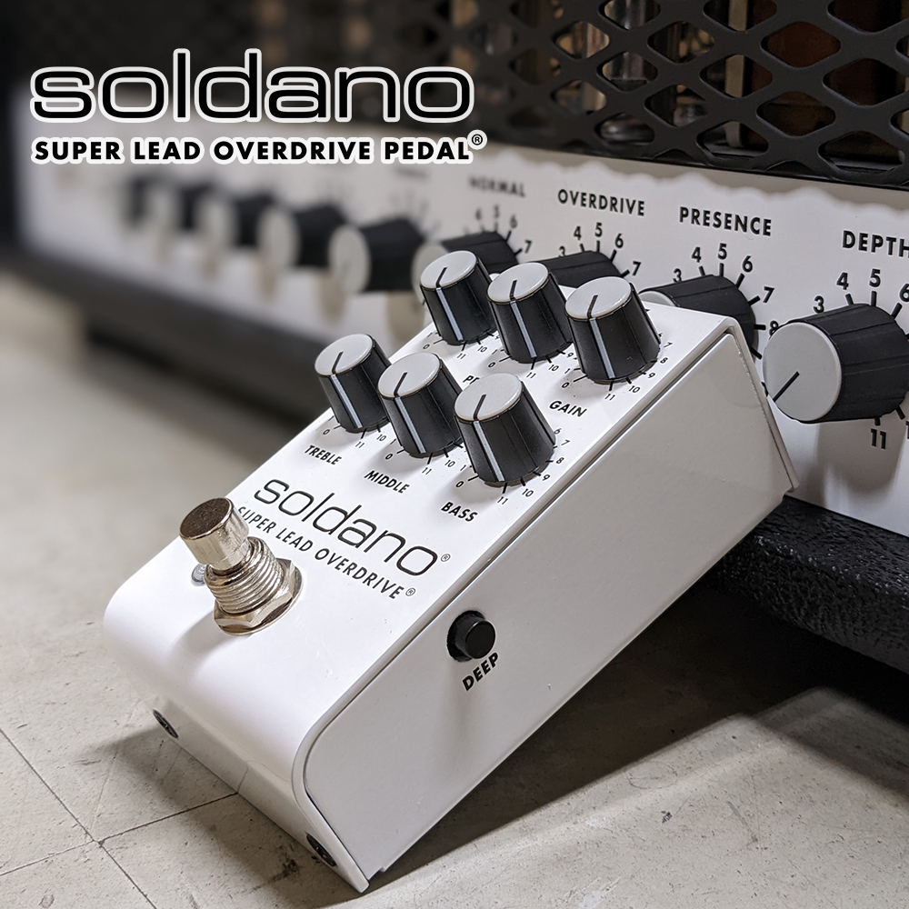 Soldano SLO Pedal Super Lead オーバードライブ 白